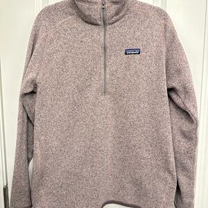 Women's Better Sweater 1/4-Zip Fleece -  Hazy Purple